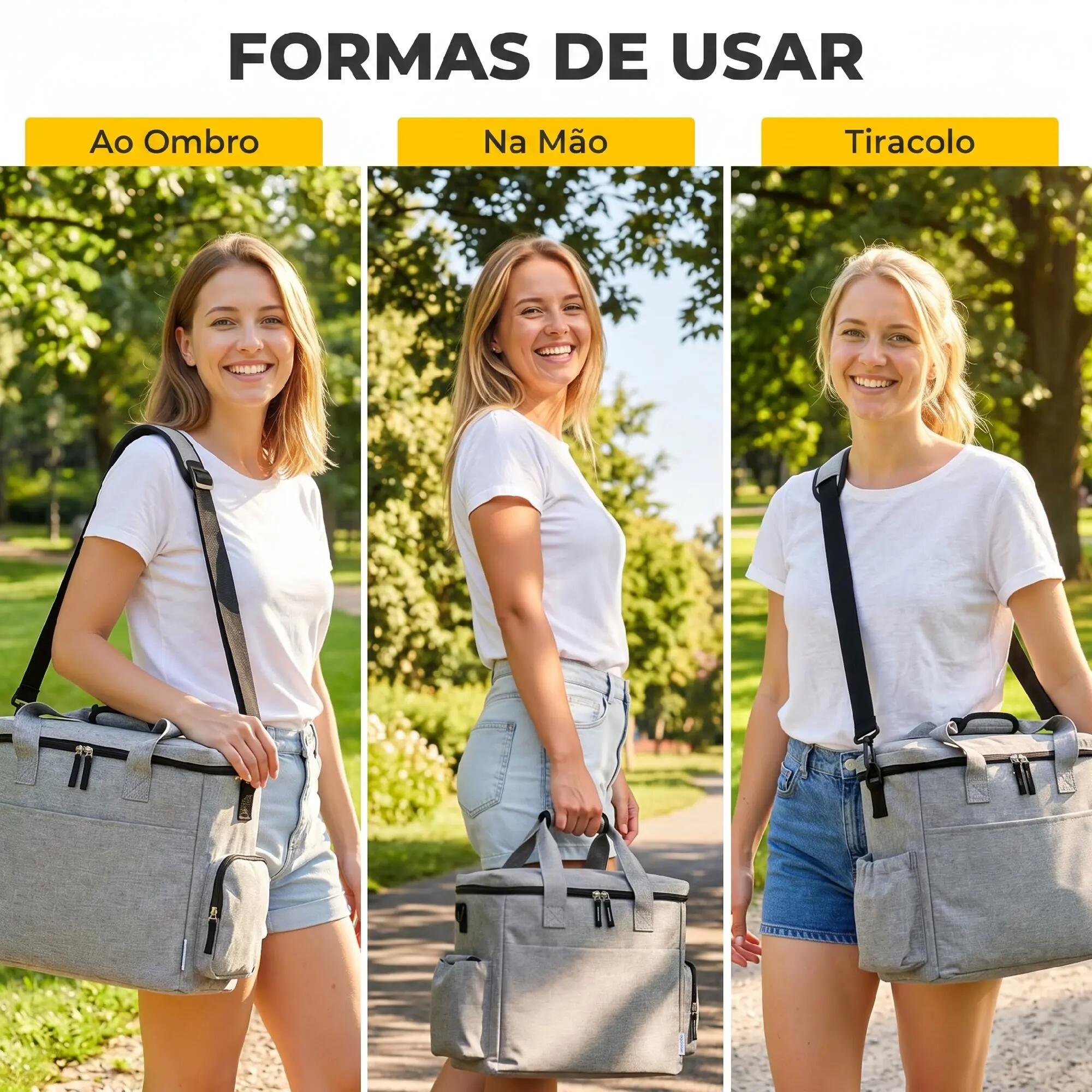 Bolsa de viagem para cães 38x17x35 cm cinzento claro PawHut 9/10