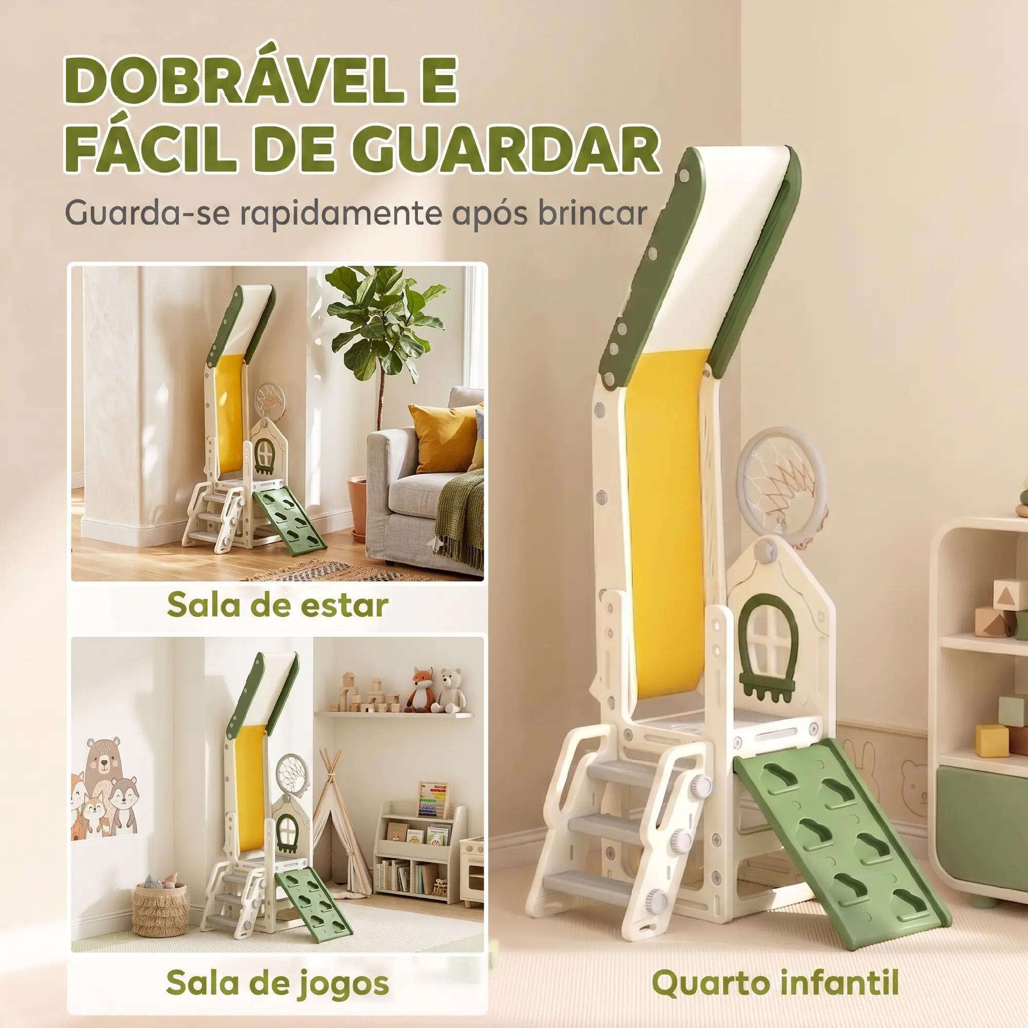 Escorrega infantil 191x100x84 cm creme AIYAPLAY 7/10