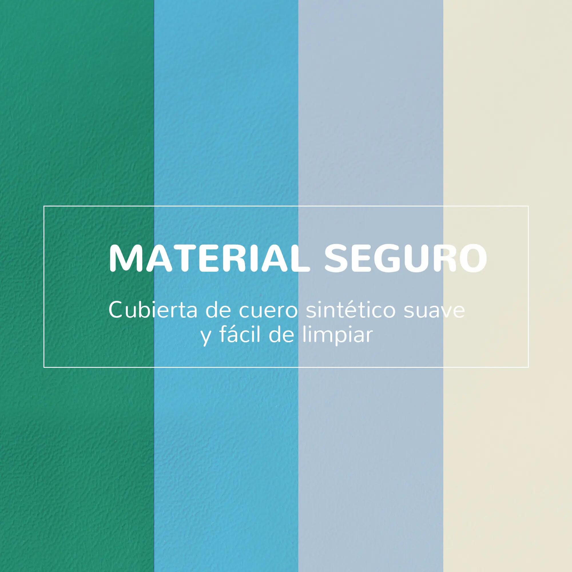 Set 4 Bloques Espuma HOMCOM 150x50x39 cm Multicolor 10/12