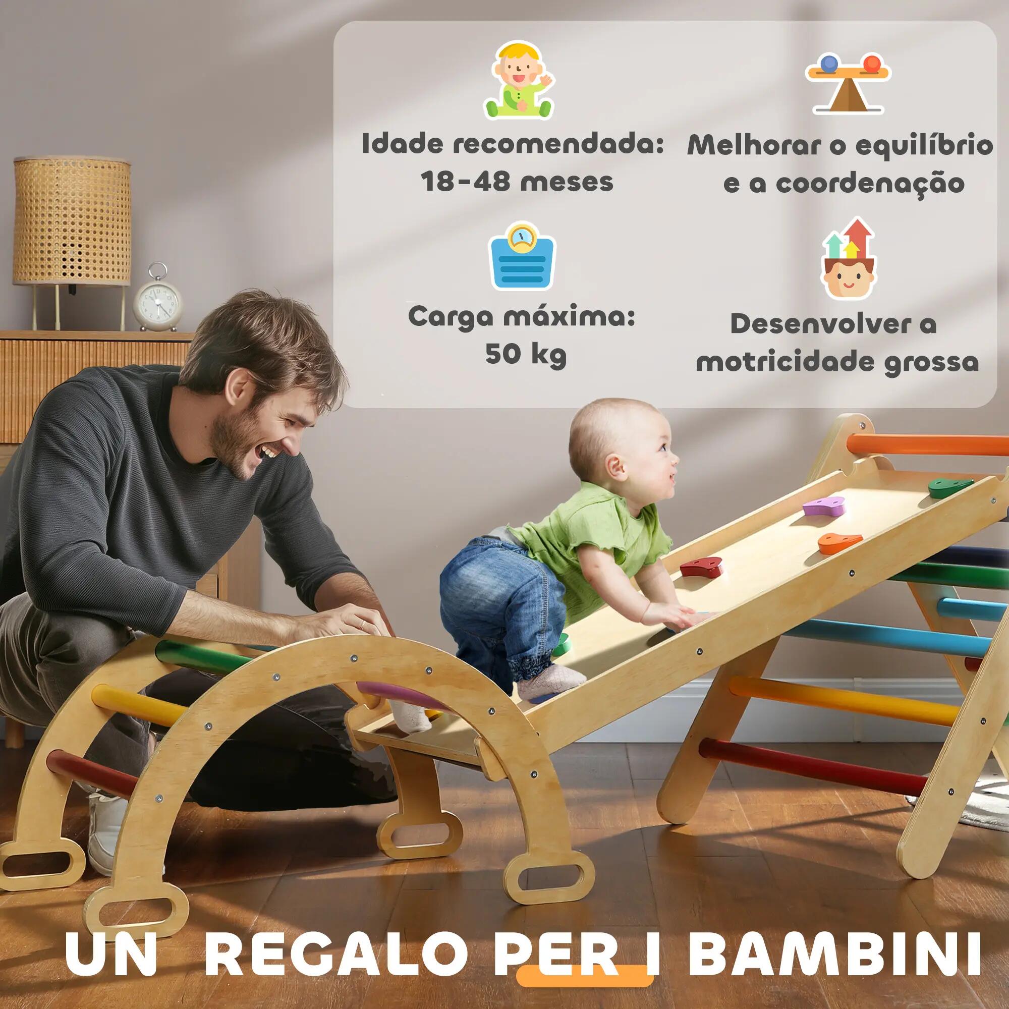Jogo de aprendizagem 178x64,5x63 cm multicor AIYAPLAY 11/11