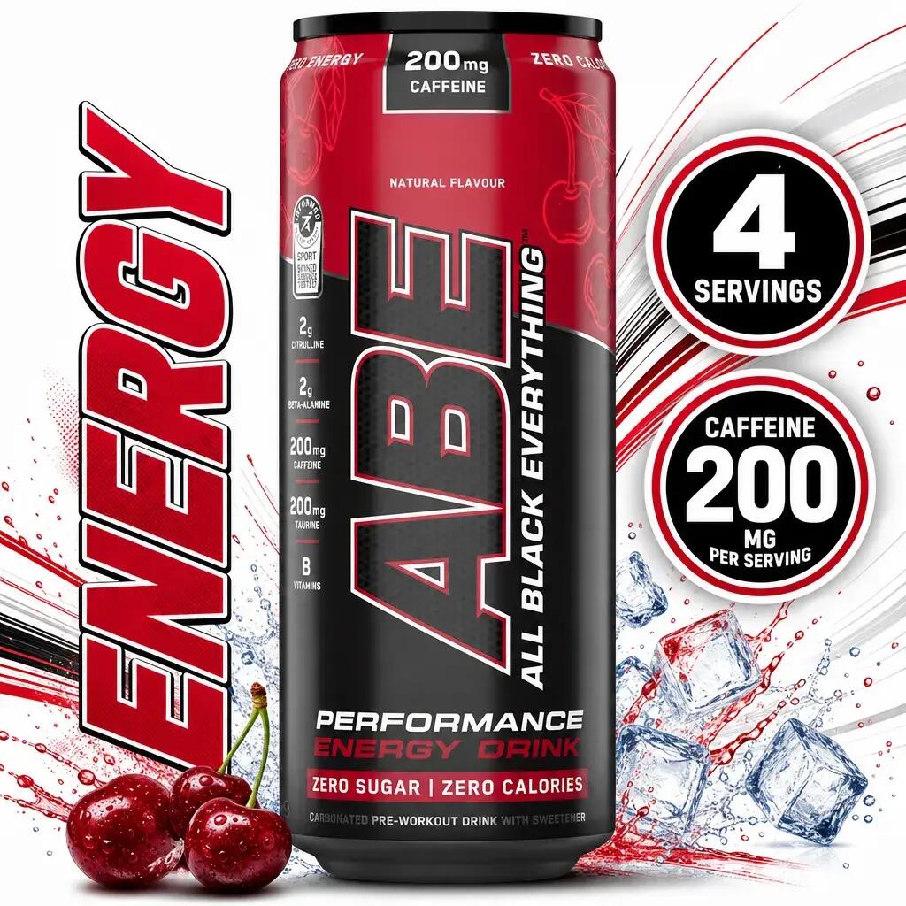 Applied Nutrition ABE Performance Energy Drink 330ml x4 Energy