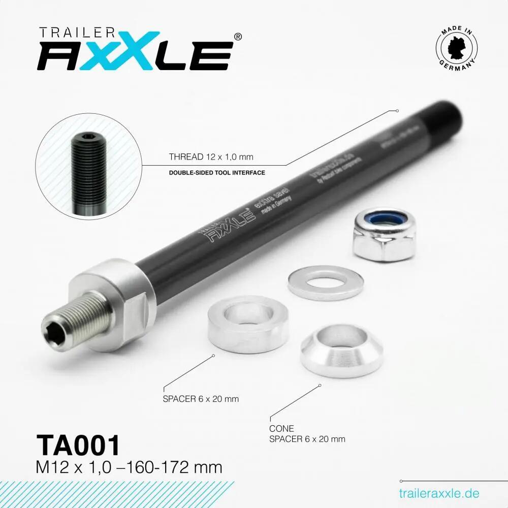 Bobike Radoxx Trailer Axle M12x1.00 160-172mm