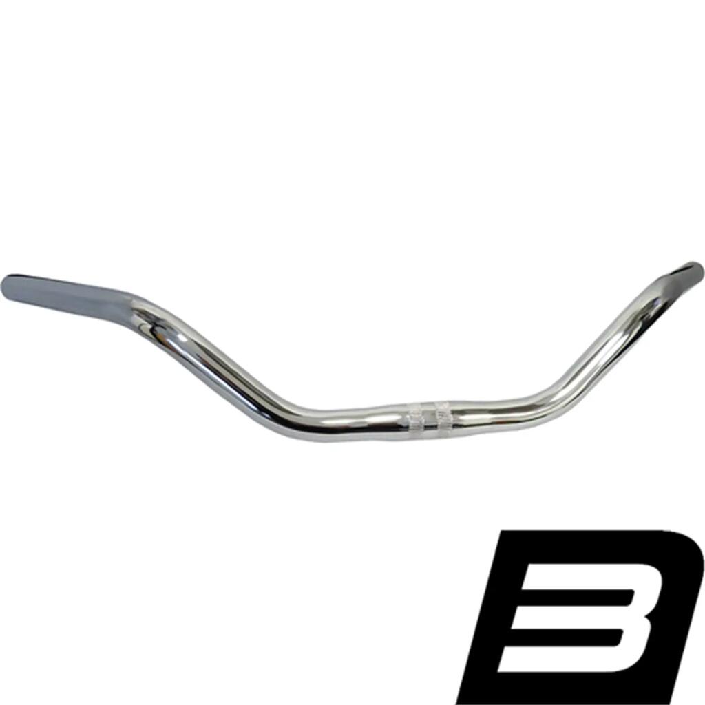 Ergotec Cruiser chromed handlebar 25.4 mm clamp