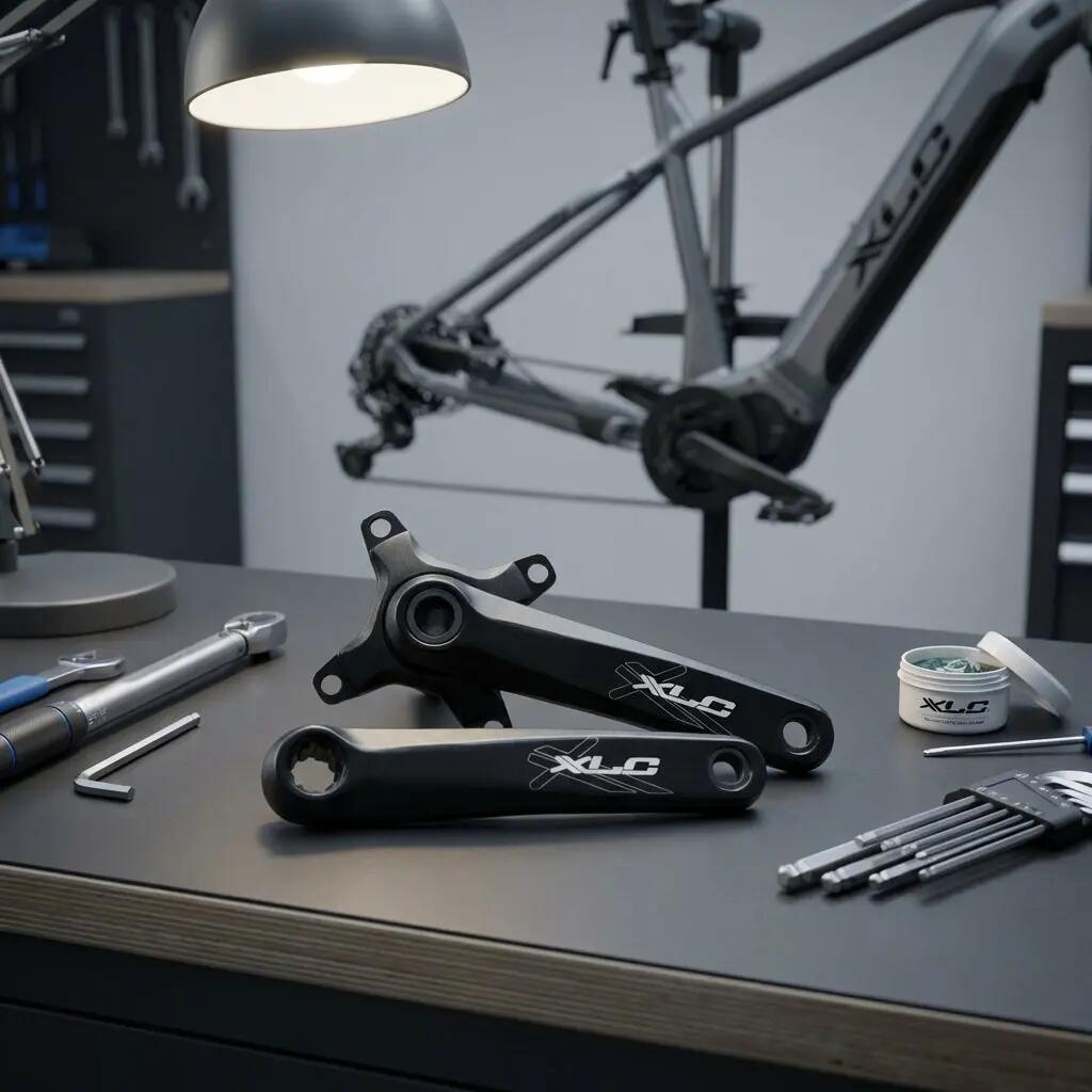 XLC Kurbelset für Bosch Systeme CR-E01 schwarz, links & rechts 175 mm, 15mm 2/3