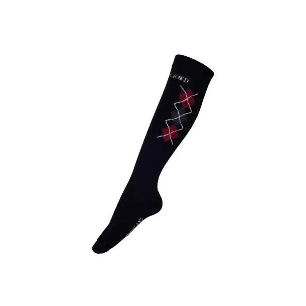 Kingsland Klpontiak Unisex Wollmix Kniestrümpfe Navy 1/1