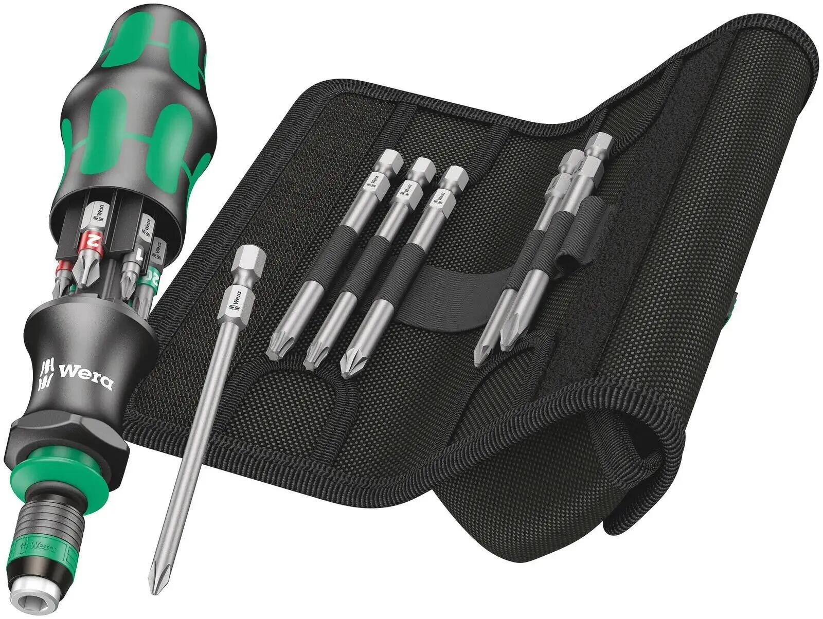 Wera juego Kraftform Compact 20 - 12 puntas, portabrocas Rapidaptor 2/3