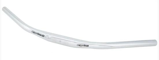 Ergotec Stuur Lady Town Ø 31,8 mm 620 mm Höhe 16 mm 30° zilver