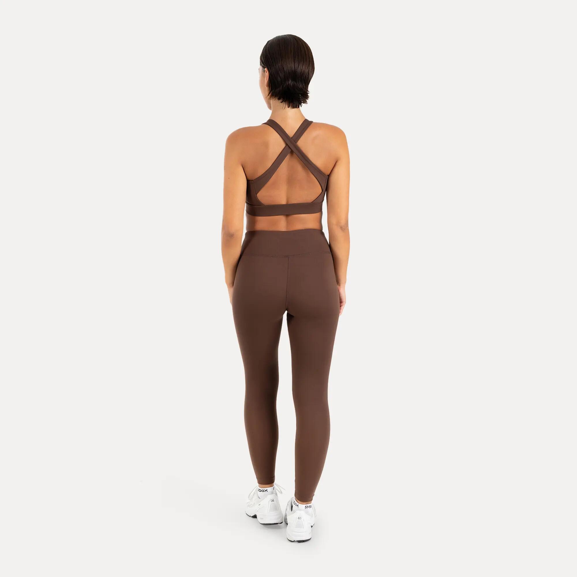Damen Leggings Sorea Braun 4/5