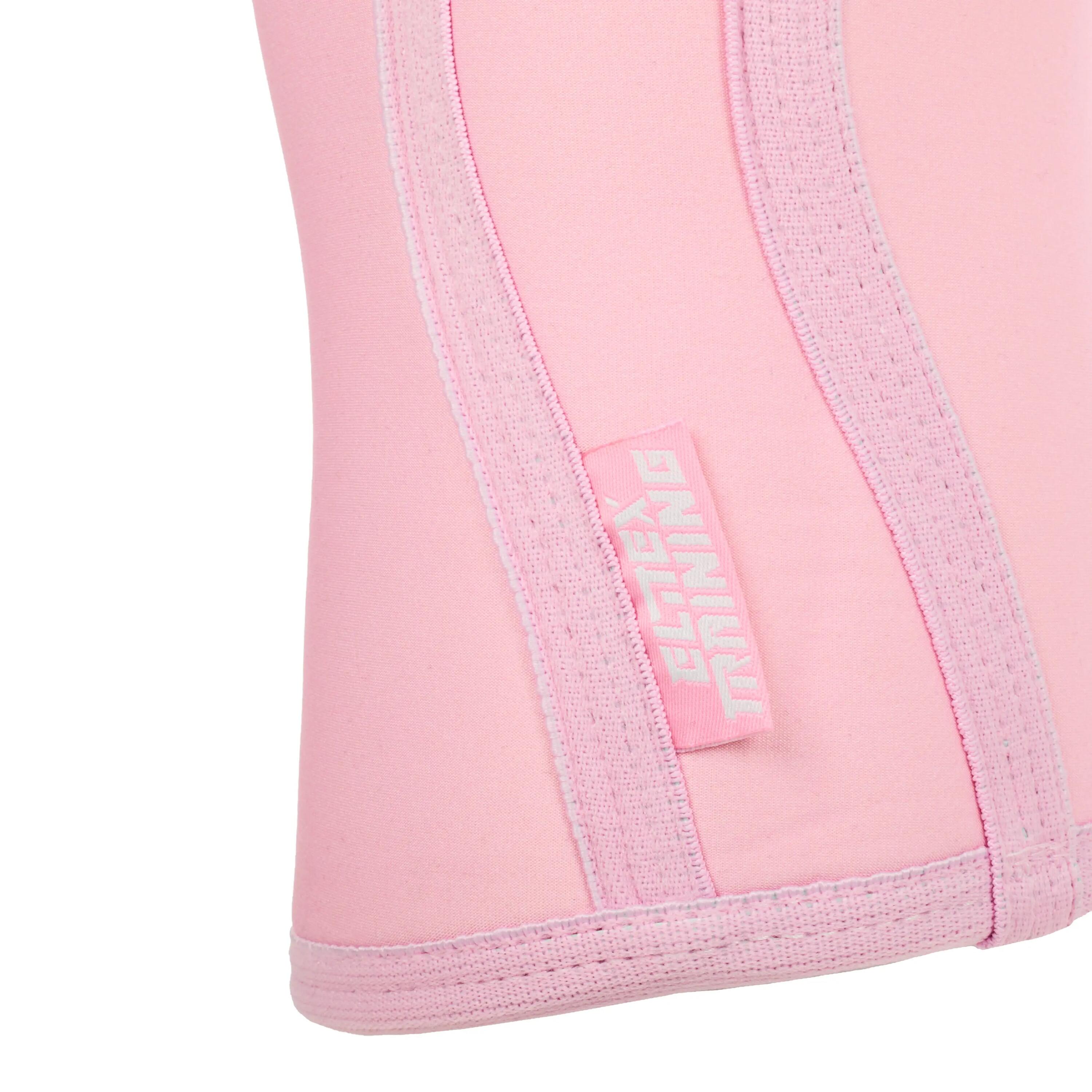 Genouillères Néoprène 7 mm Haltérophilie et Powerlifting – Rose XL 6/7