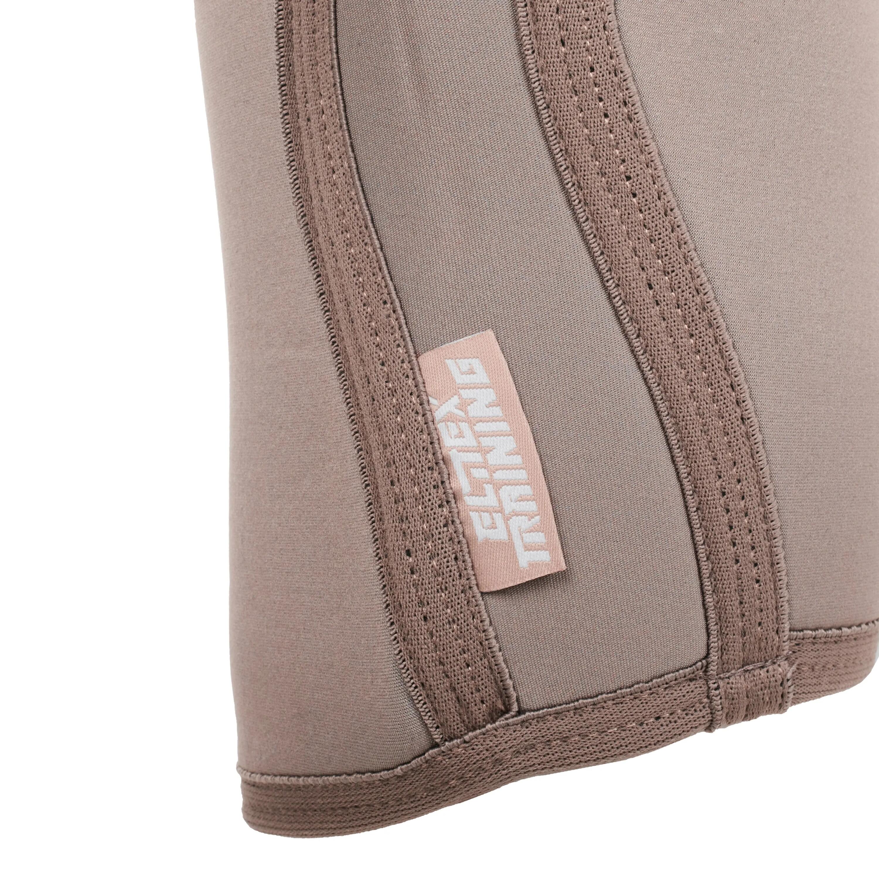 7 mm Neopreen Kniebandages Gewichtheffen en Powerlifting – Chocolade L 6/7