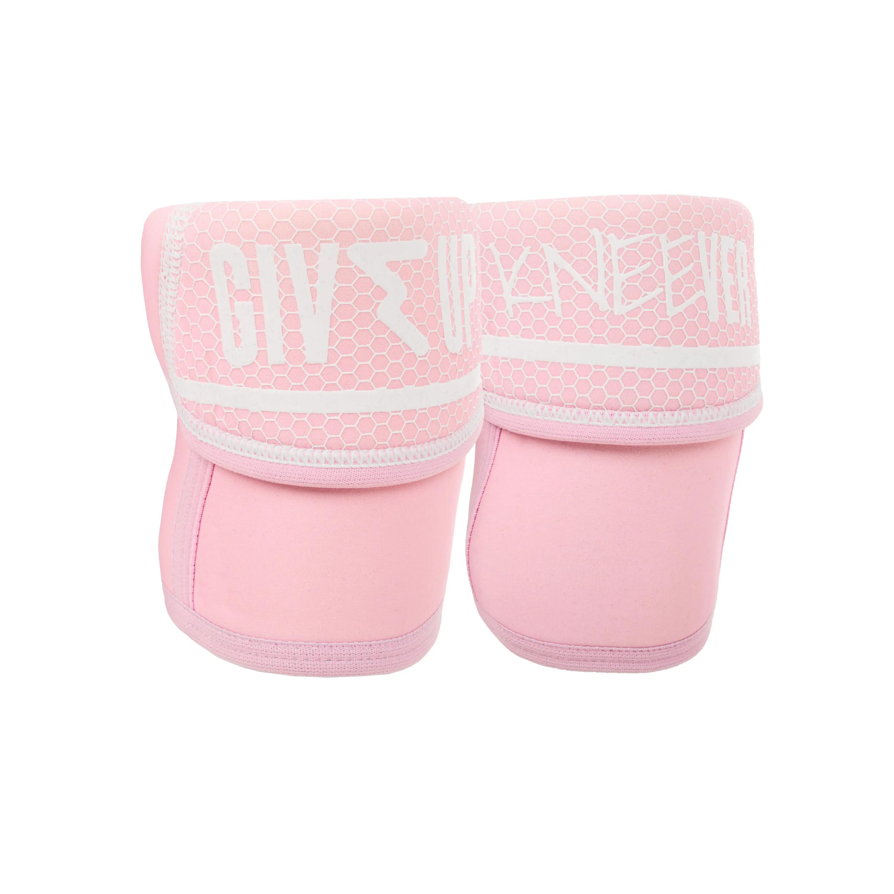 Genouillères Néoprène 7 mm Haltérophilie et Powerlifting – Rose XL 5/7
