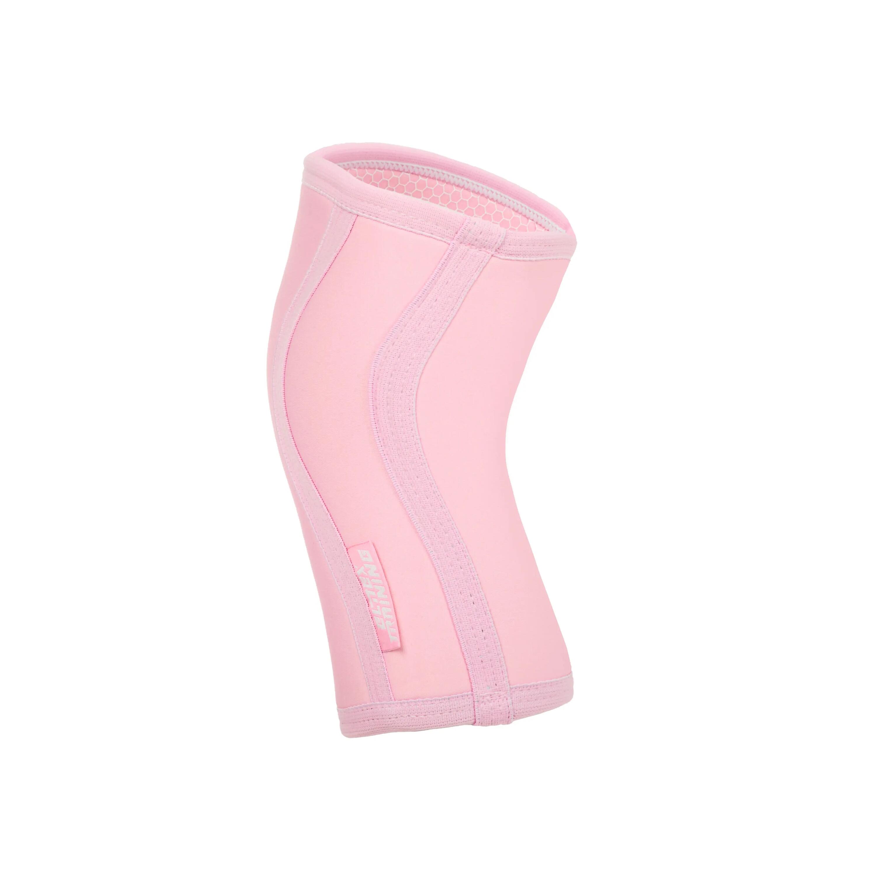 Genouillères Néoprène 7 mm Haltérophilie et Powerlifting – Rose XL 3/7