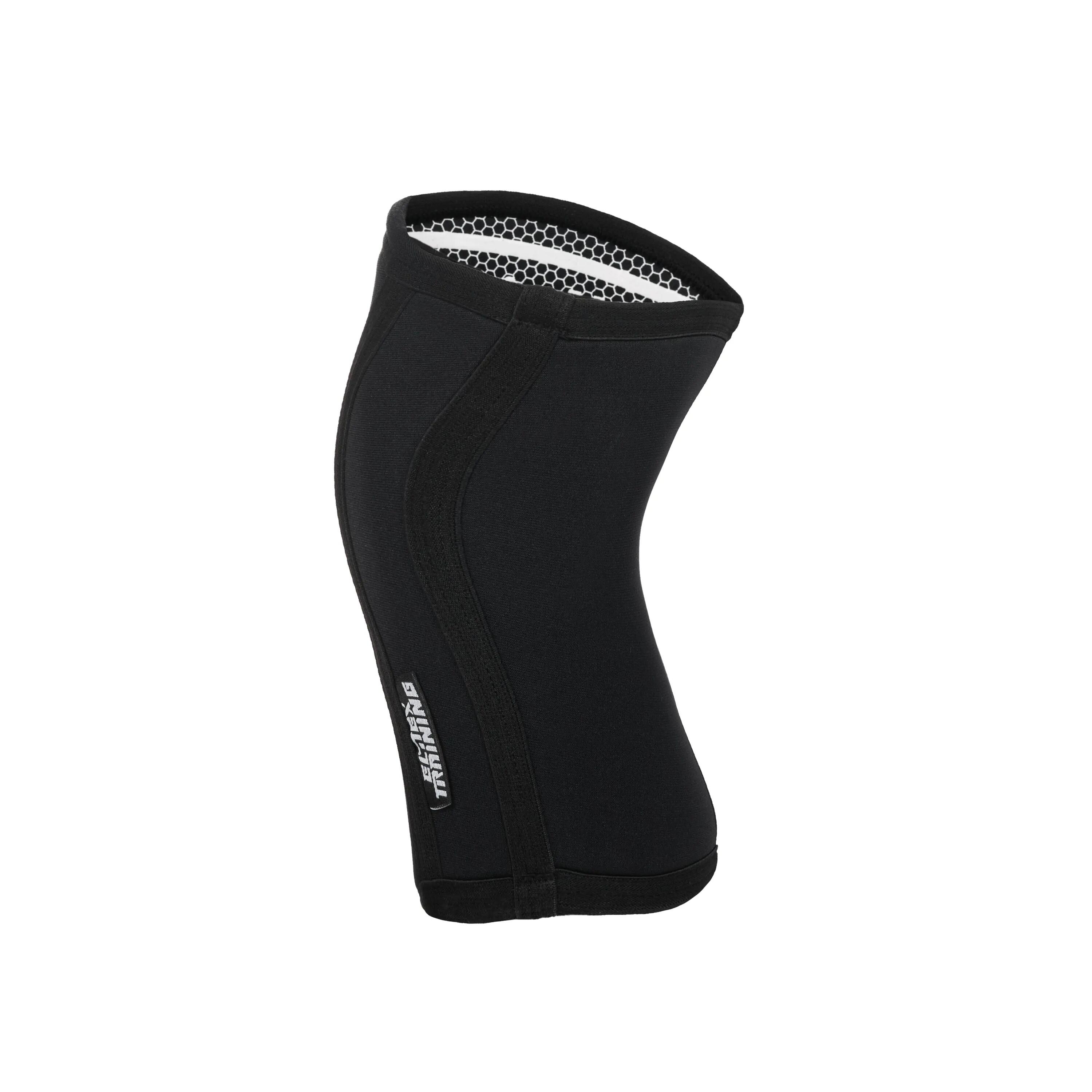 Genouillères Néoprène 7 mm Haltérophilie et Powerlifting – Noir M 3/7