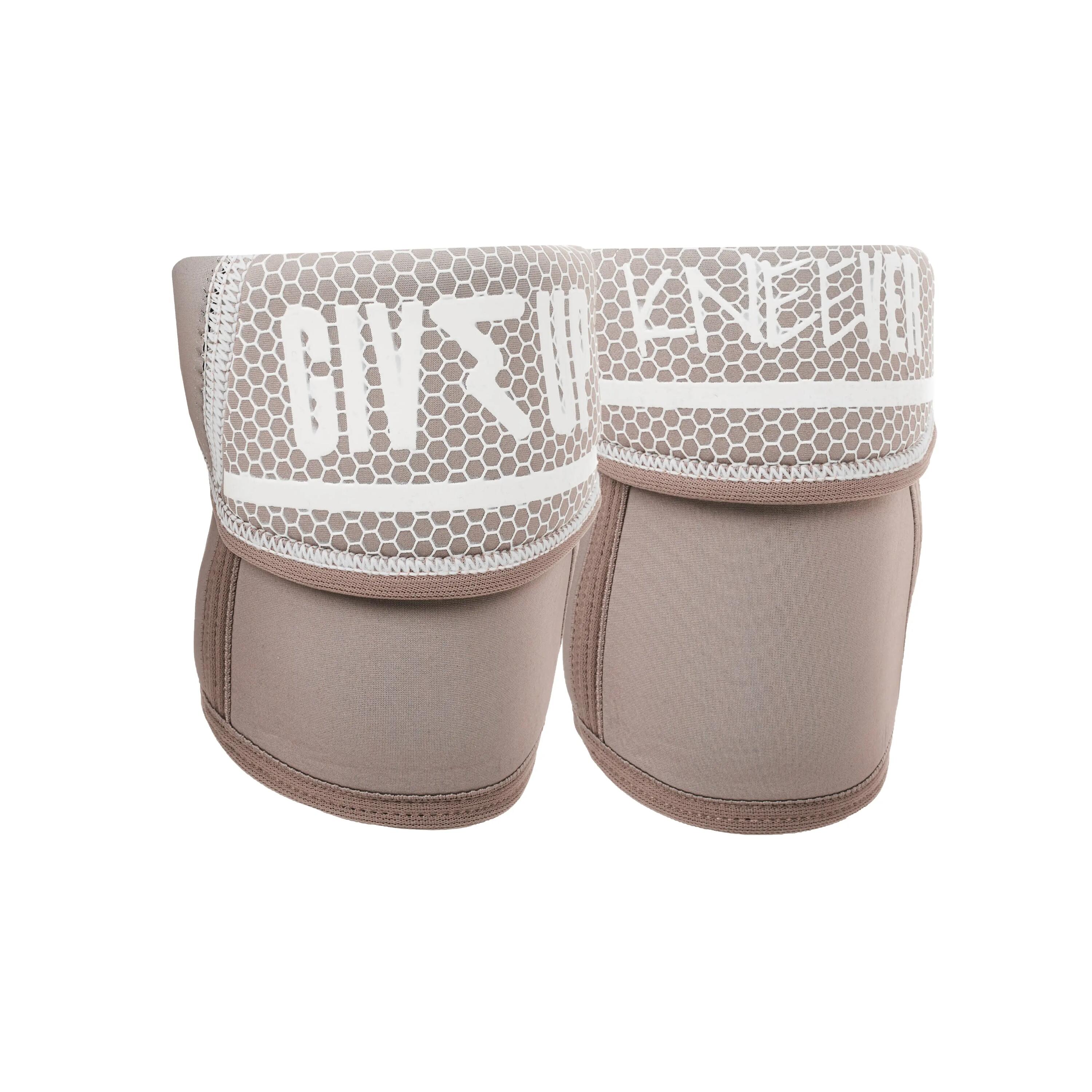 7 mm Neopreen Kniebandages Gewichtheffen en Powerlifting – Chocolade L 3/7