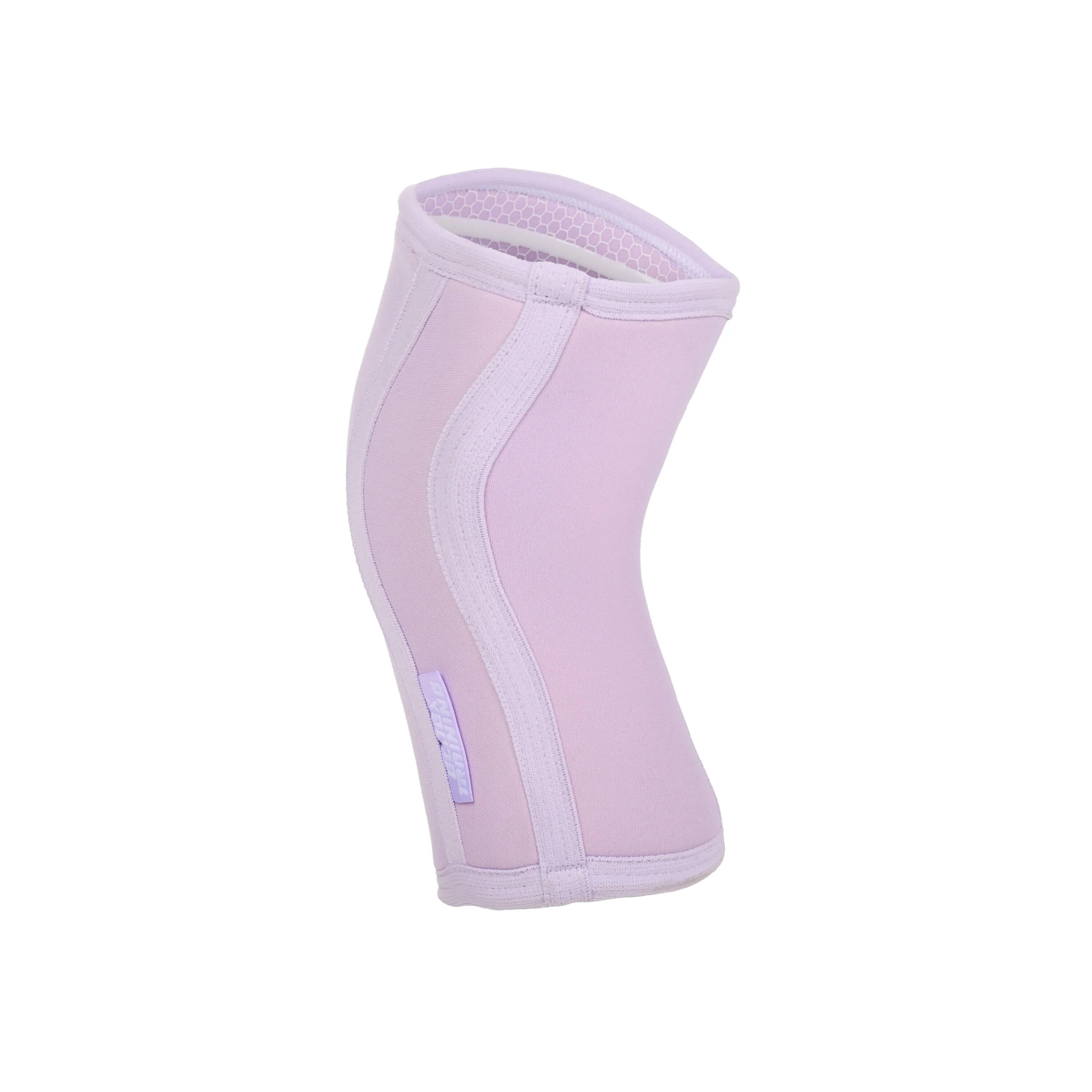 Genouillères Néoprène 7 mm Haltérophilie et Powerlifting – Lavande S 3/7