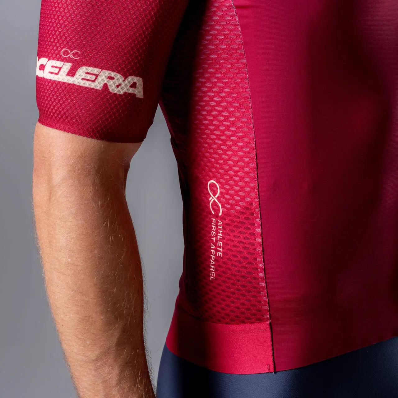 Professional Heren Fietsshirt korte mouw aero wielrenshirt 3/5