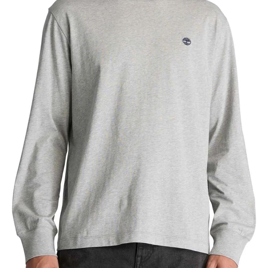 Men’s long-sleeve cotton T-shirt - Timberland - Black