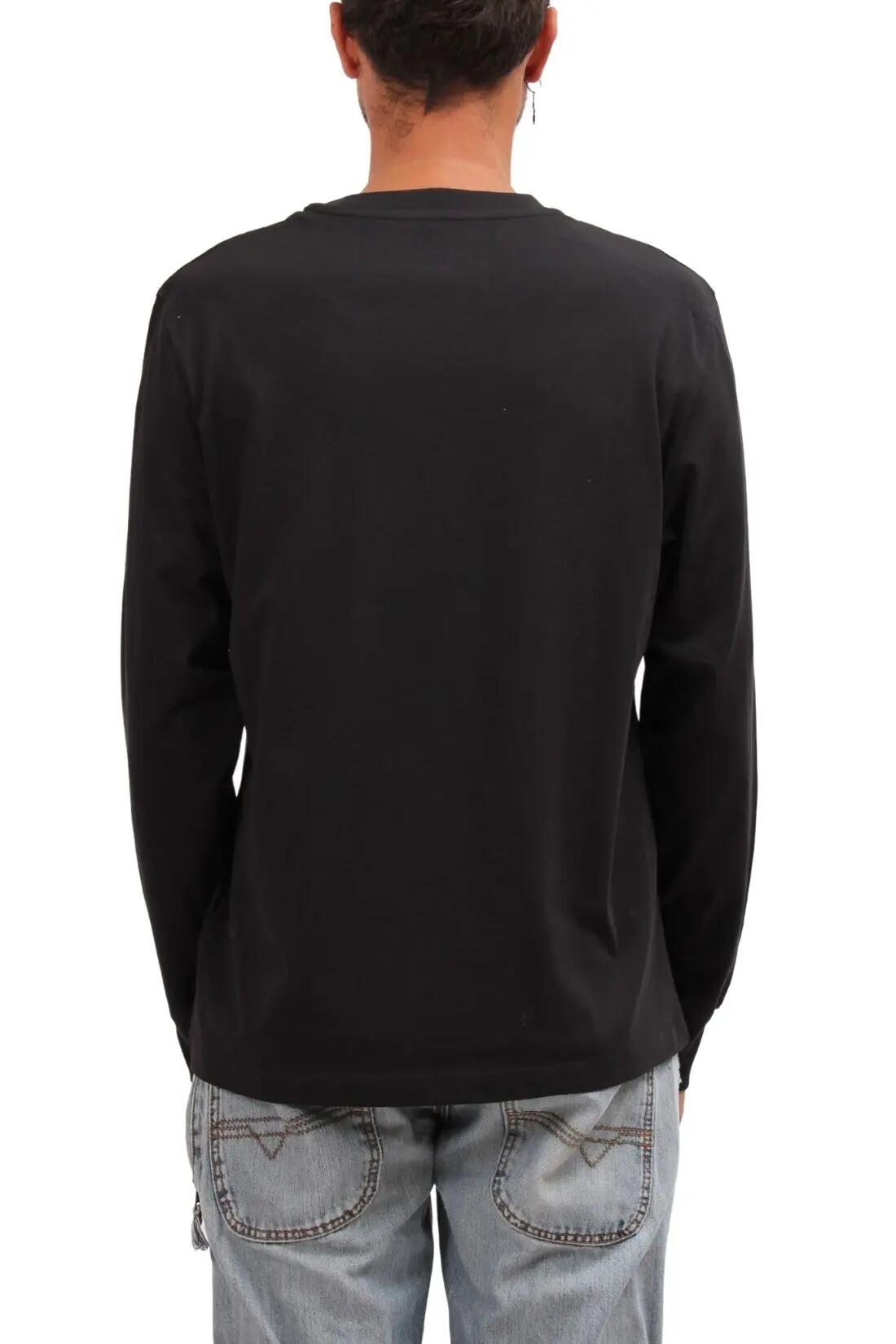 T-shirt - Casual - Homme - 100% coton - Logo - Noir 3/4