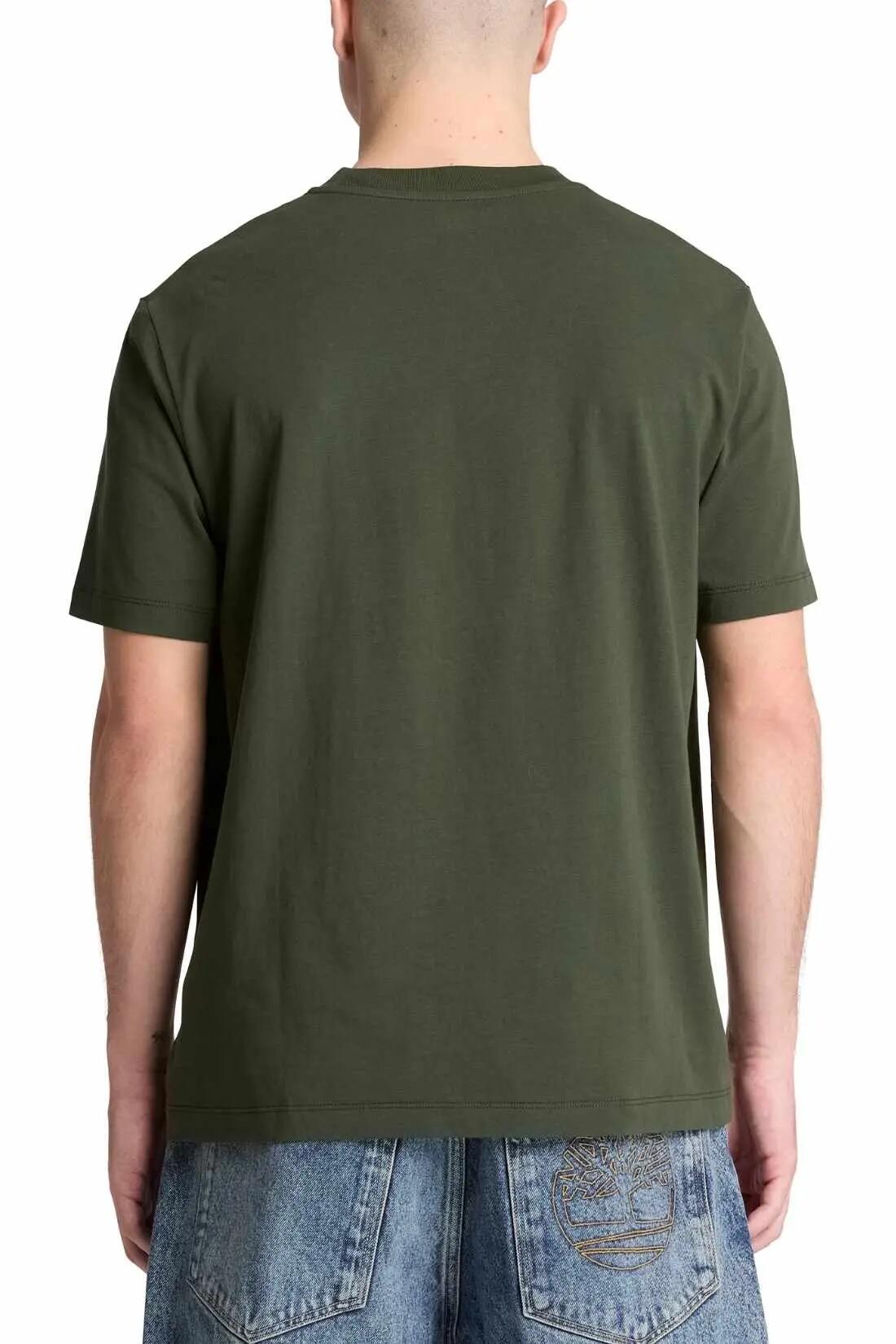 Camiseta - Casual - Hombre - Algodón 100%, Regular, Logo - Negro 2/3