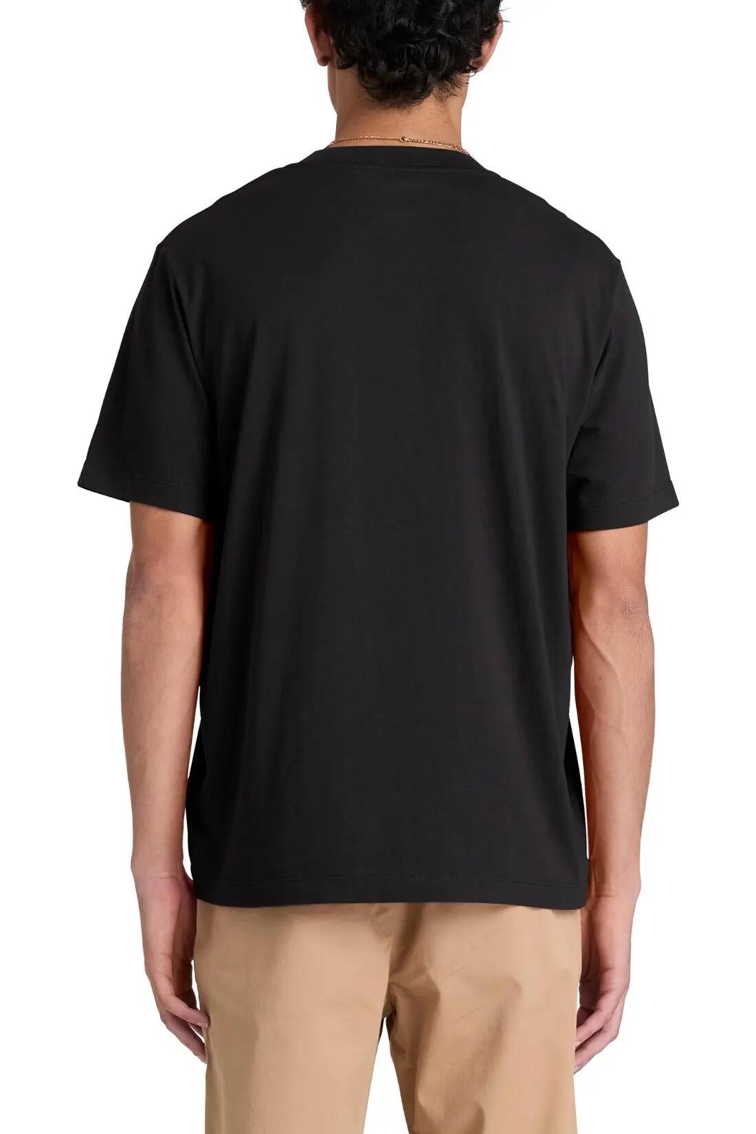 Camiseta - Hombre - Regular, algodón 100% - Negro 2/3