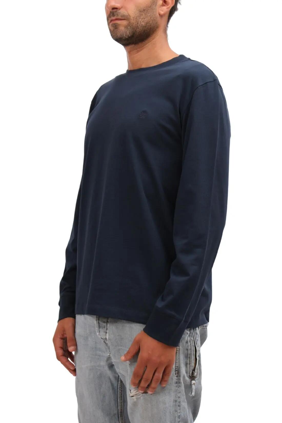 T-shirt manches longues - homme - coton - noir 2/4