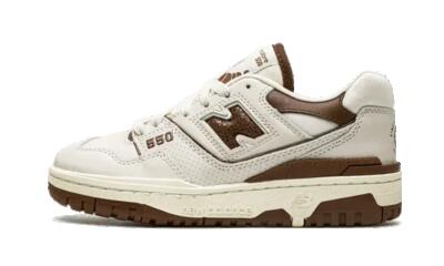 Schoenen - lifestyle - unisex - 550 aimé leon dore - bruin/wit/crème