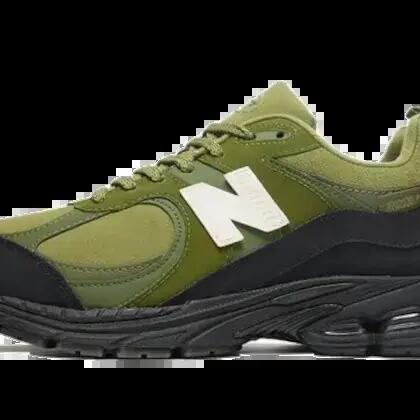 Lifestyle - Shoes - Waterproof suede, ABZORB - 2002R Olive/Black