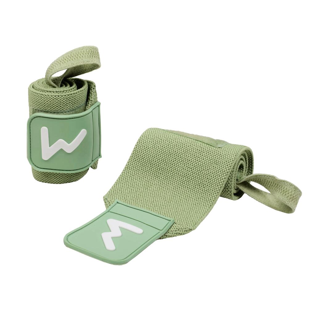 Weightlifting Wrist Wraps 48 cm - Sage