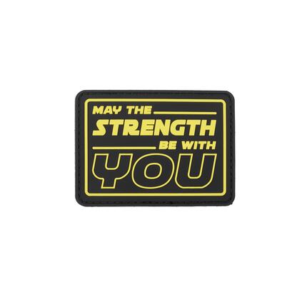 Patch PVC pour sac à dos May the Strength Be with You – Cross-training