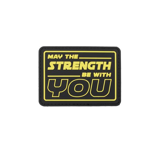 Patch PVC pour sac à dos May the Strength Be with You – Cross-training