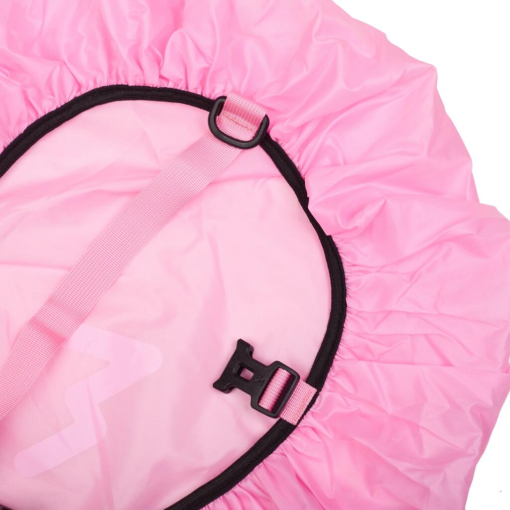 Waterproof Backpack Rain Cover 25–45 L – Pink