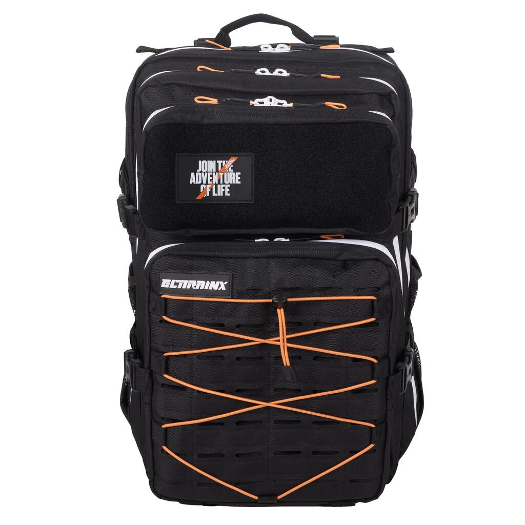45 L Tactical Carry-On Backpack, 16" Laptop – V2 Hybrid Black
