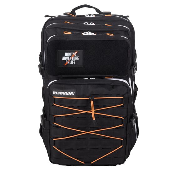 Taktischer Handgepäck-Rucksack 45 L, Laptop 16" – V2 Hybrid Schwarz