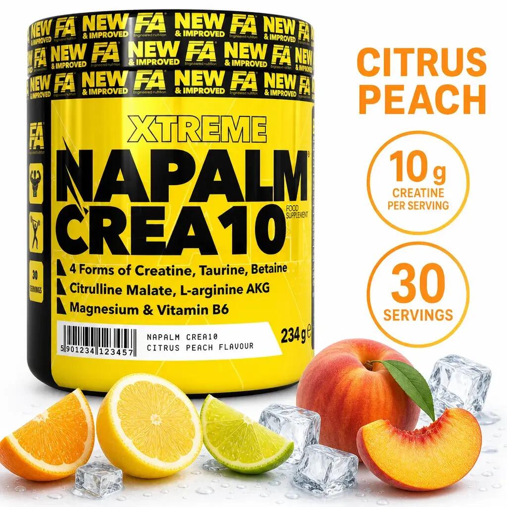 FA Nutrition Napalm Crea10 234g Citrus Peach