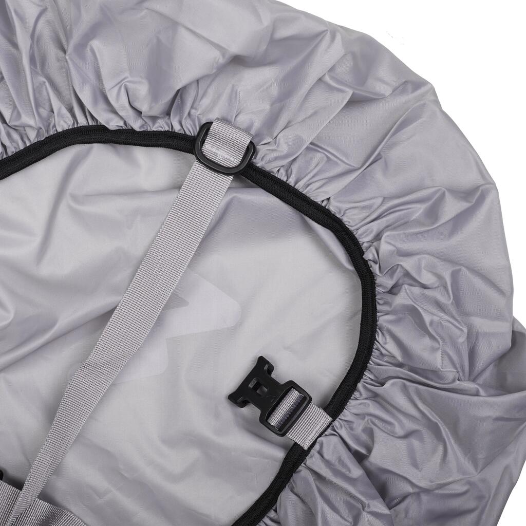 Waterproof Backpack Rain Cover 25–45 L – Light Grey