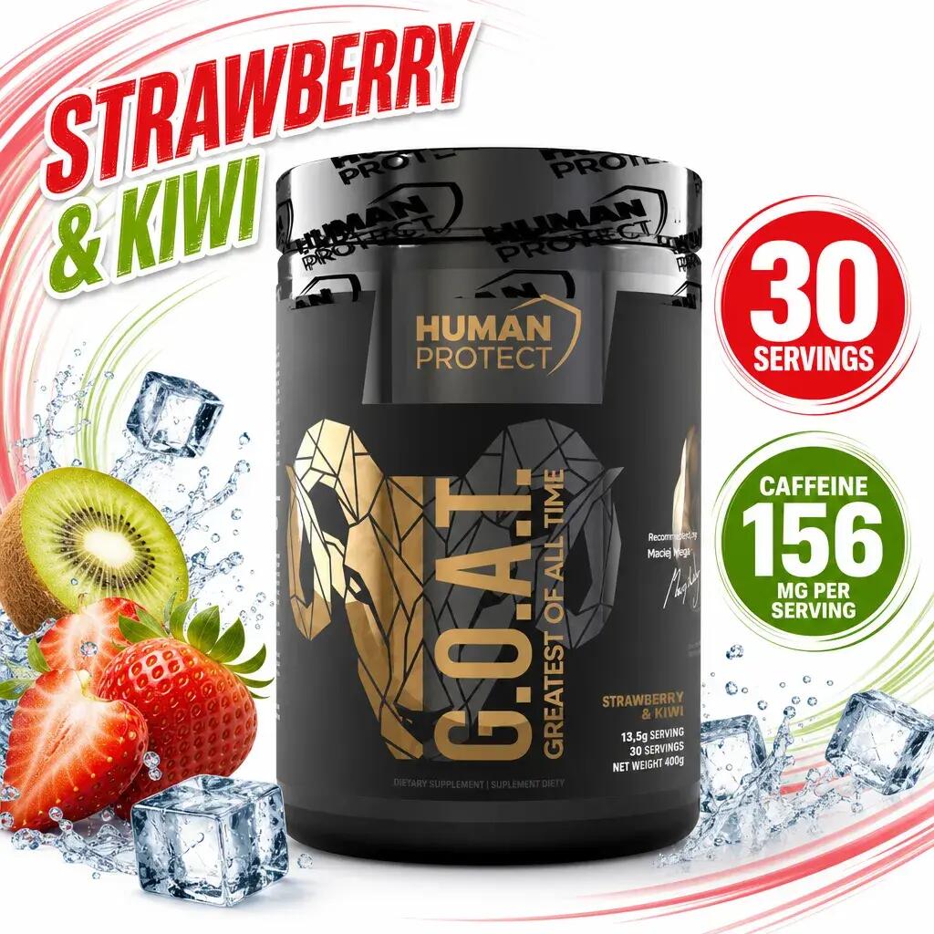 Human Protect G.O.A.T. 400g Strawberry & Kiwi