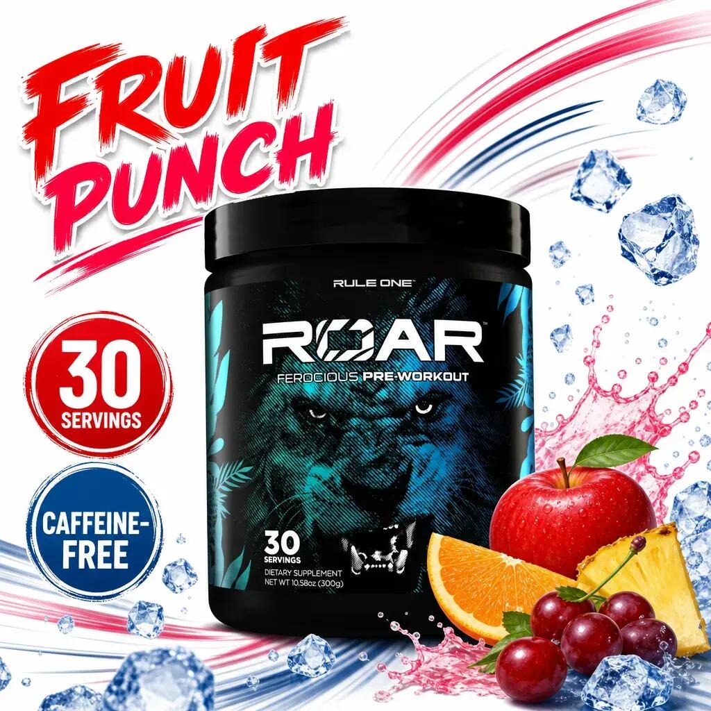 Rule One Roar 30 Servings Fruit Punch