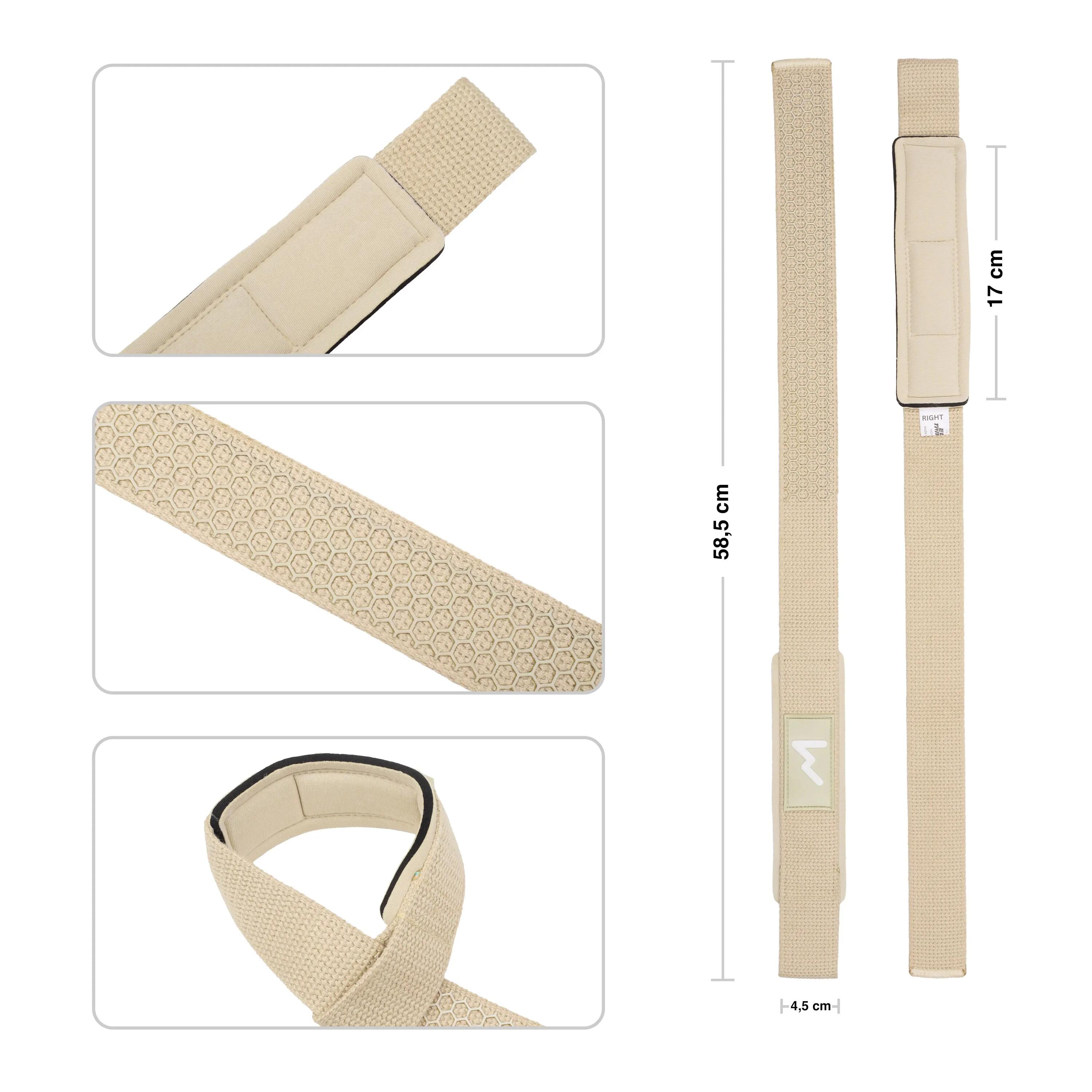 Straps de Elevação Acolchoadas 58,5 cm – Creme 3/6