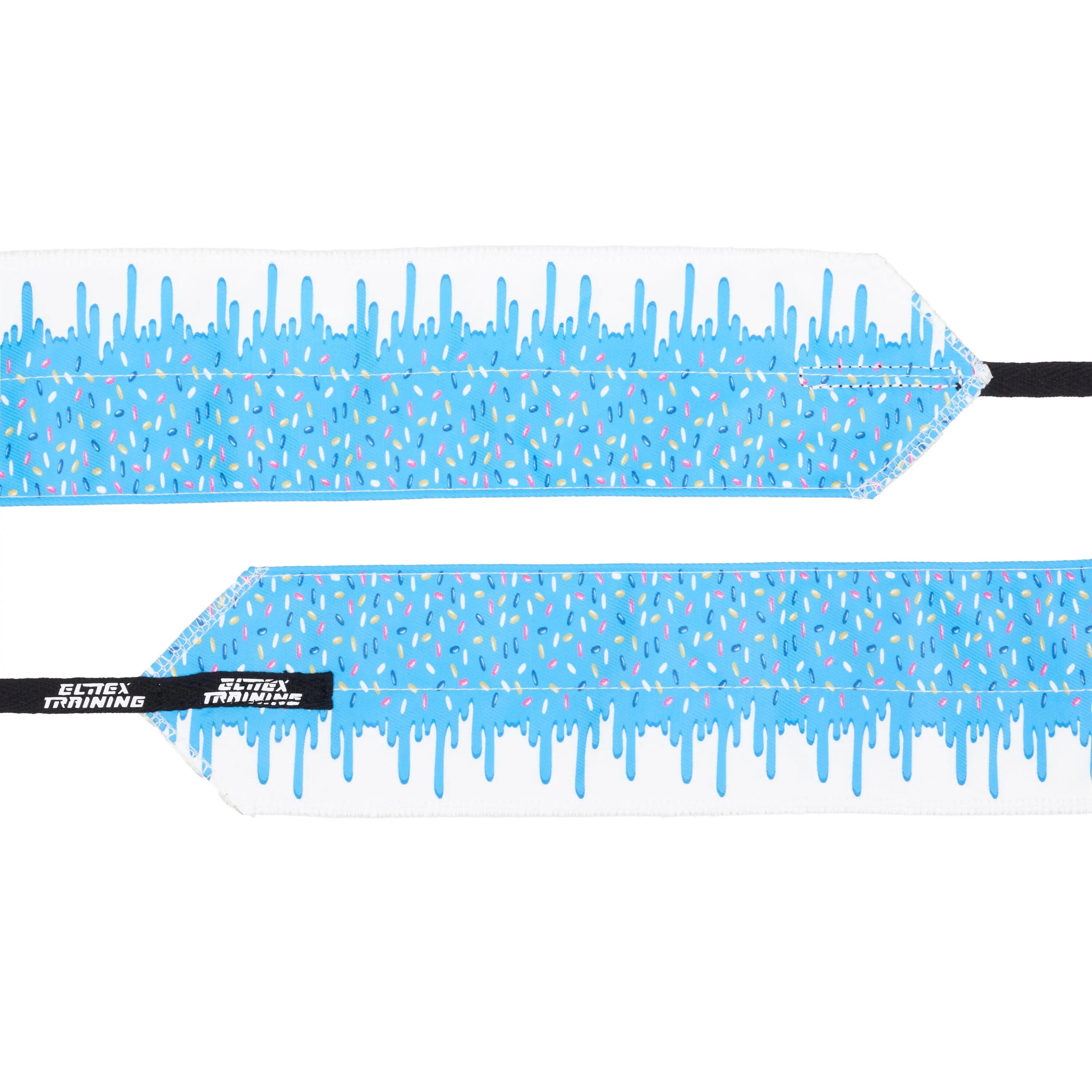 Stoff-Handgelenkbandagen Cross-Training – Eisblau 2/5