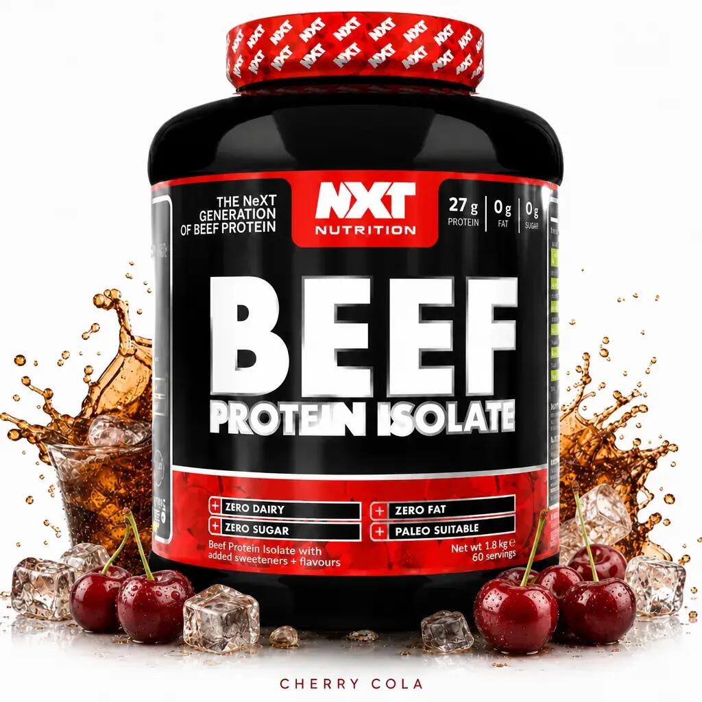 NXT Nutrition Beef Protein Isolate 1800g Cherry Cola