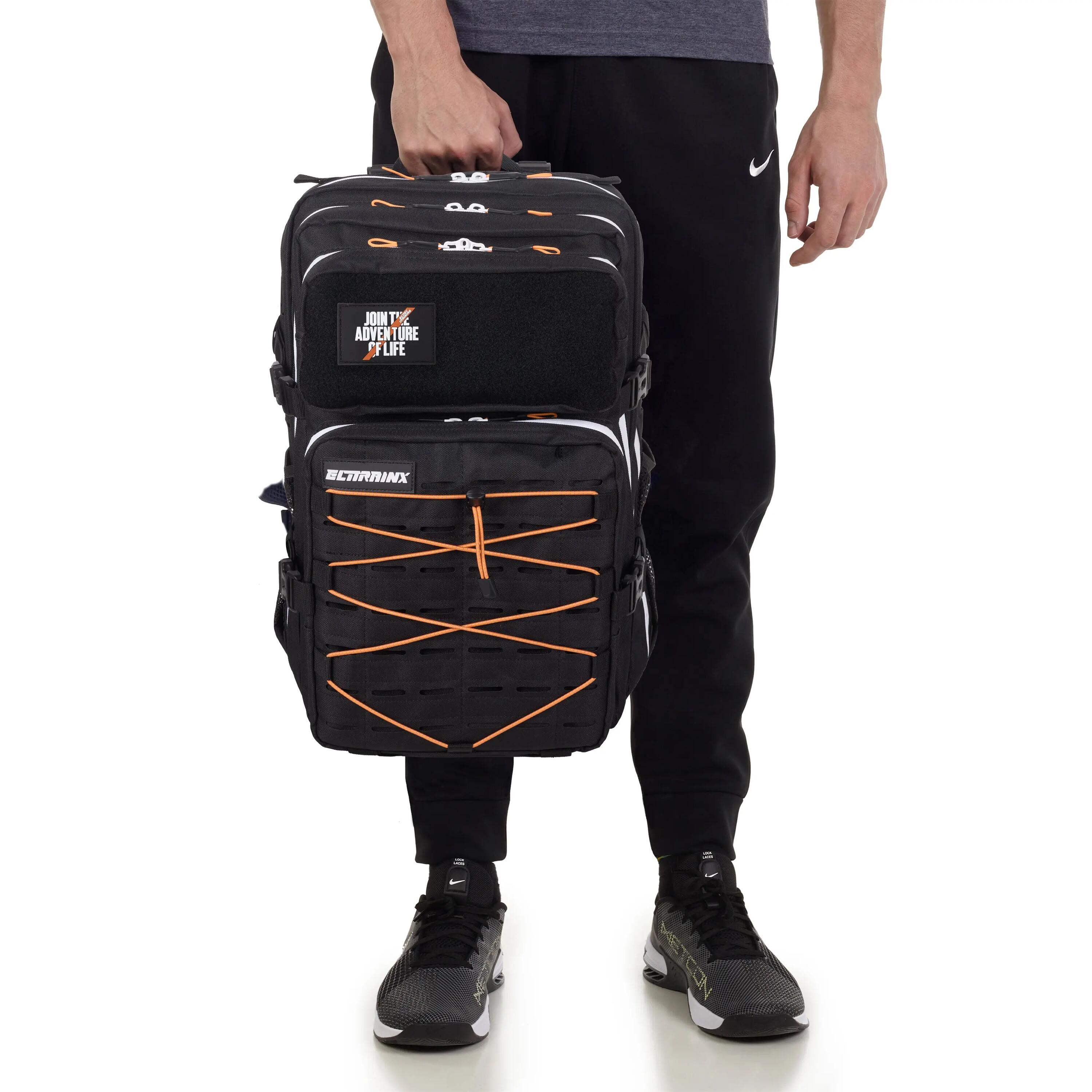 Mochila Tática de Cabine 45 L, Portátil 16" – V2 Hybrid Preto 6/9
