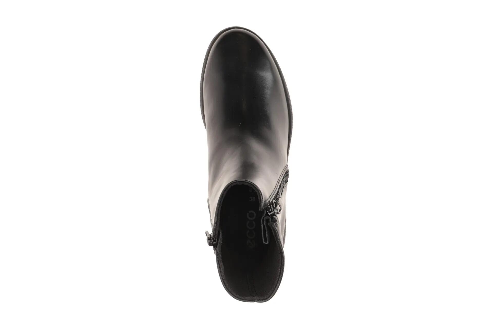 Ecco Bella 2 Stiefelette schwarz Zip Boots 239323 6/7