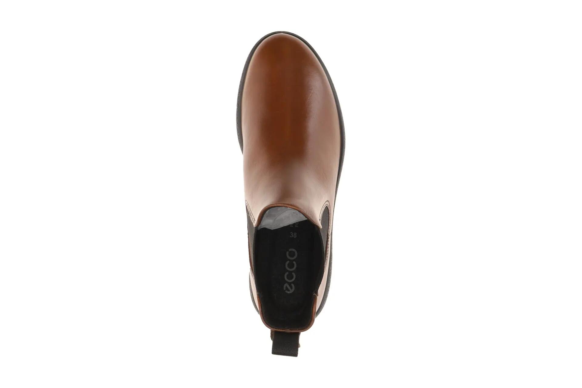 Ecco Bella 2 Stiefelette braun Chelsea Boot Glattleder 239313 6/7
