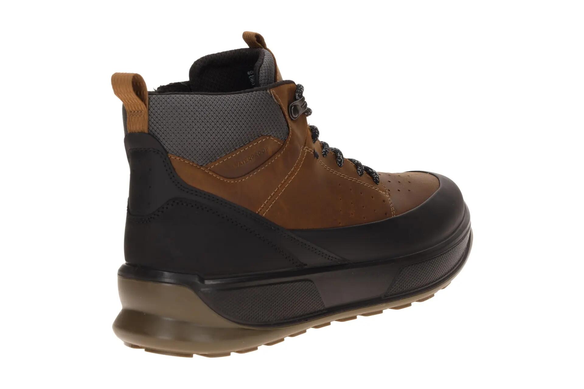 Ecco Byway Stiefelette braun schwarz Nubuck Waterproof 522864 4/7