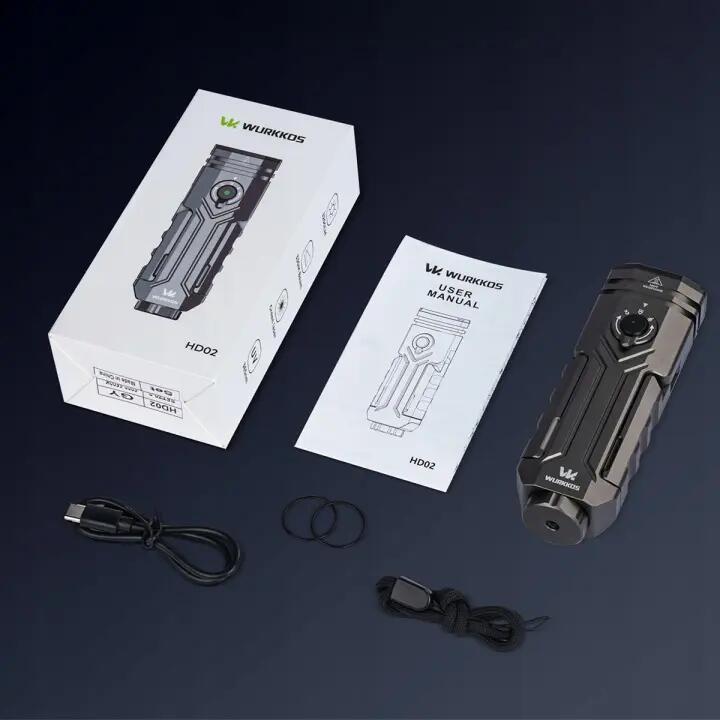 Latarka turystyczna Wurkkos HD02 UV, laser, do 3200 lm 7/7