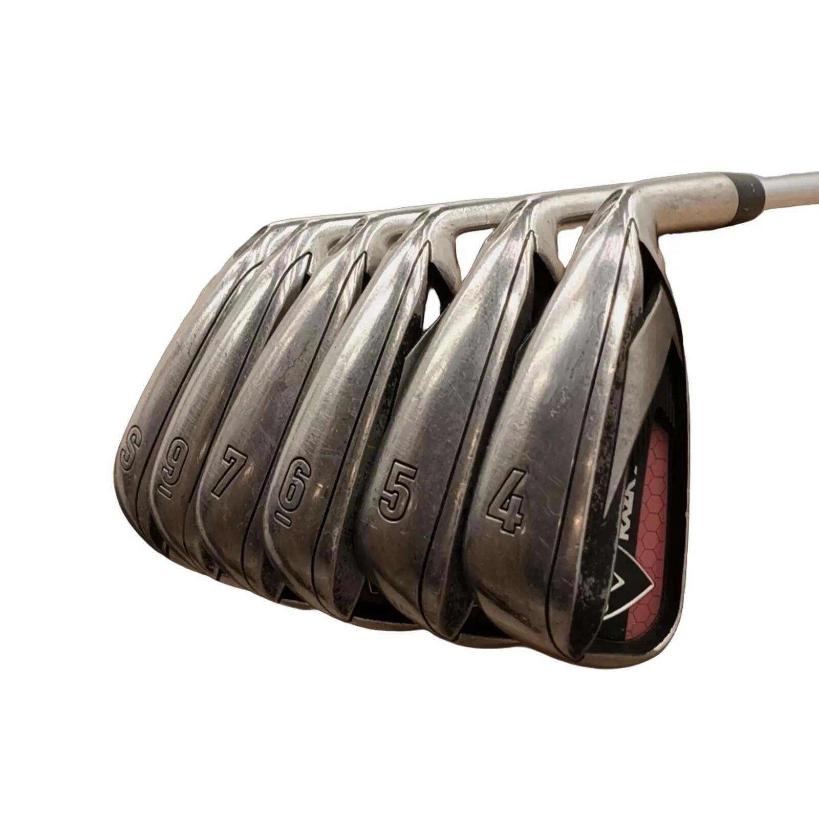 Callaway RAZR X HL Série de fers / 4-7i+9i+SW / Flex Stiff / Acier 3/7