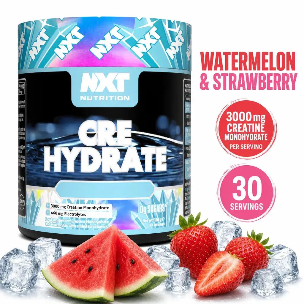 NXT Nutrition Cre Hydrate 180g Watermelon & Strawberry