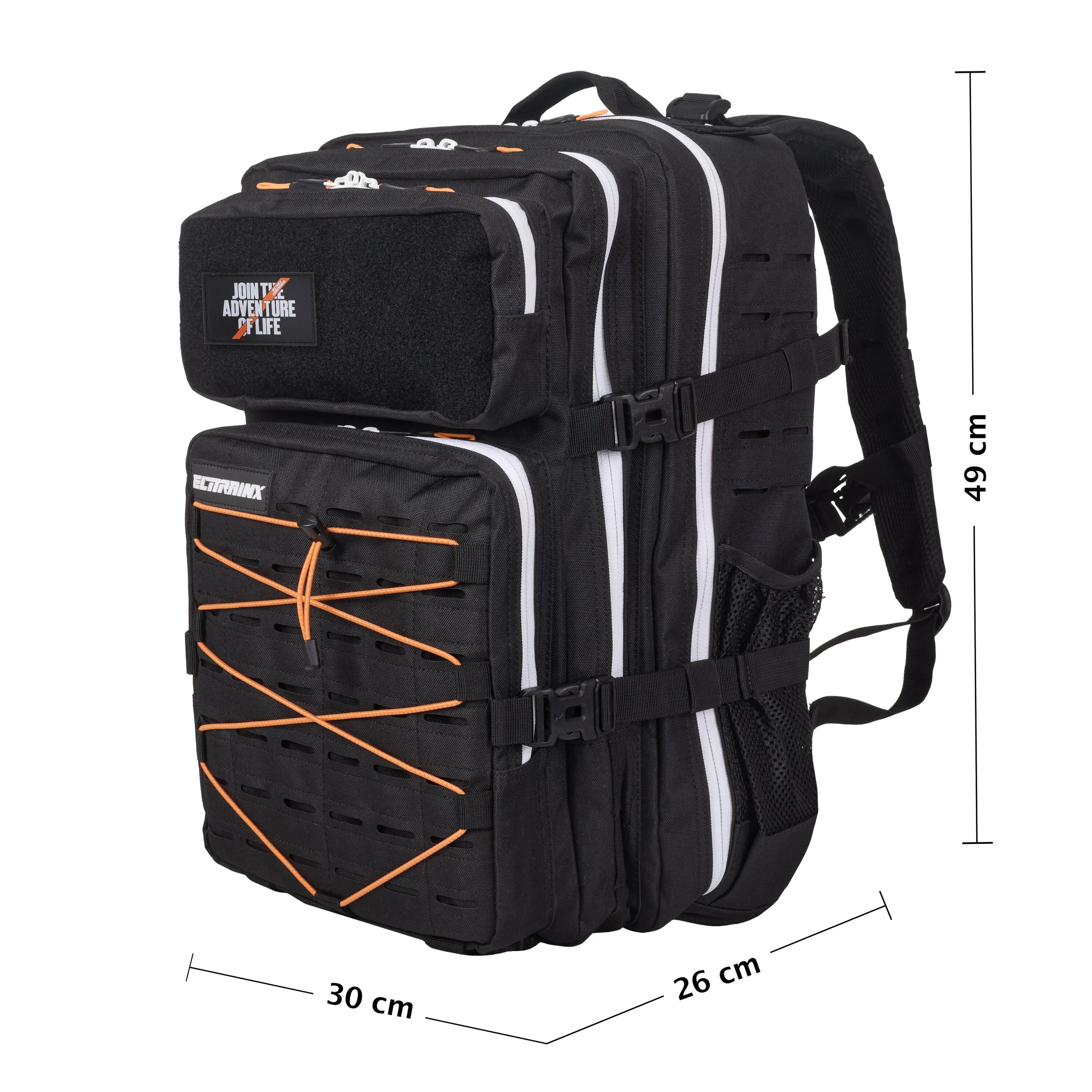Mochila Tática de Cabine 45 L, Portátil 16" – V2 Hybrid Preto 2/9