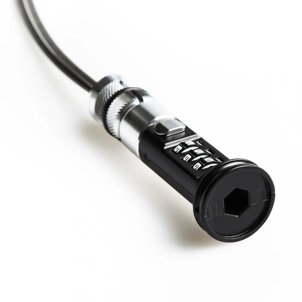 Lenklock cadeado de cabo com combinação integrado no guiador 130 cm 3/3