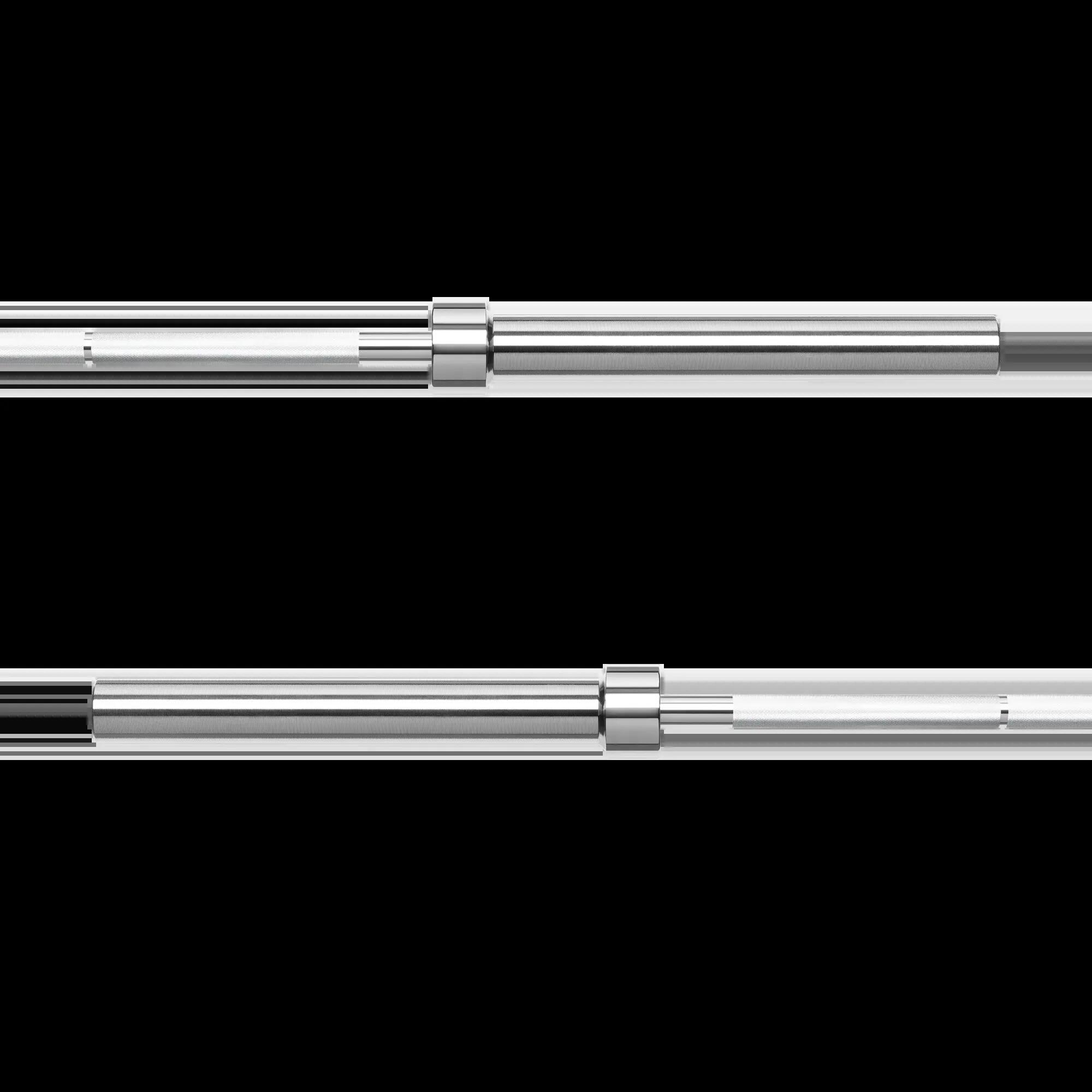 Gryf olimpijski prosty sztanga olimpijska zaciski 220cm 20kg 50mm Rebel 3/5
